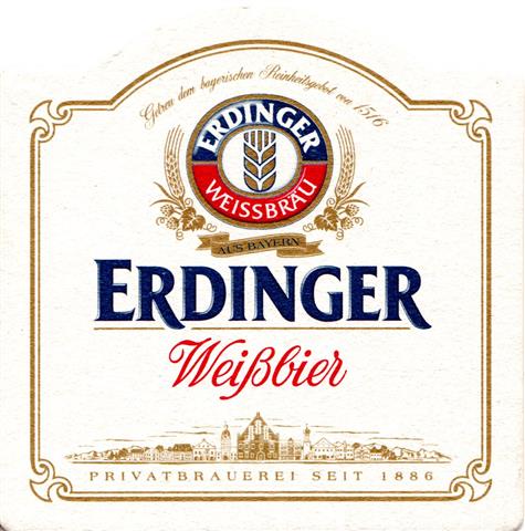 erding ed-by erdinger sofo 8a (180-stadtsilhuette-getreu-goldrahmen)